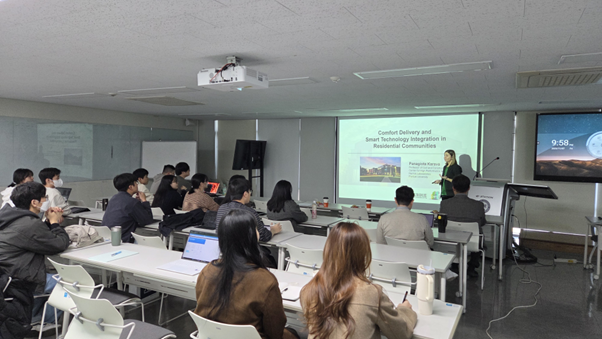 정재원 교수 연구실, Karava 교수 Archi-Tech Seminar 주최 및 참석