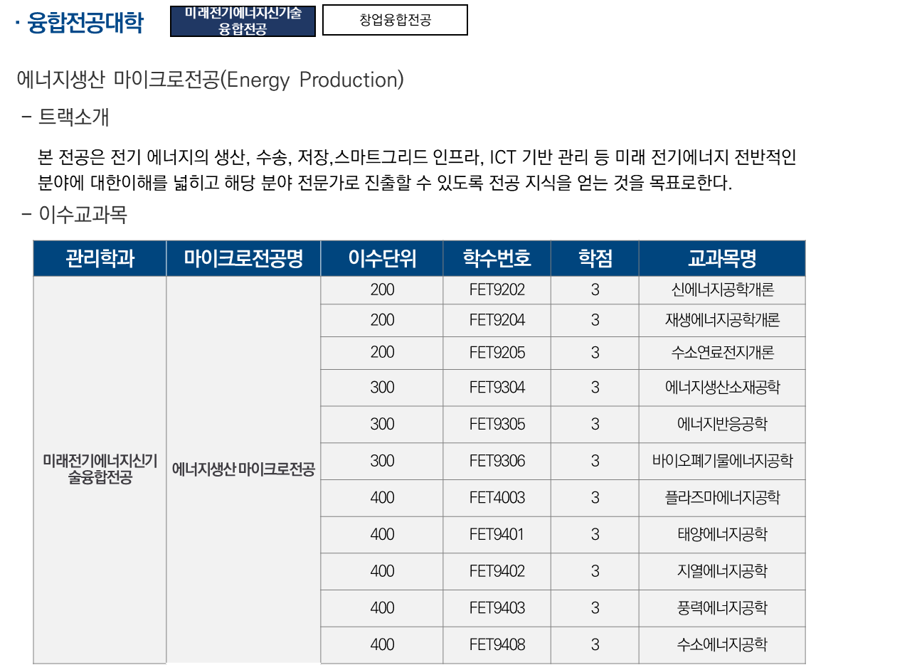 융합전공대학