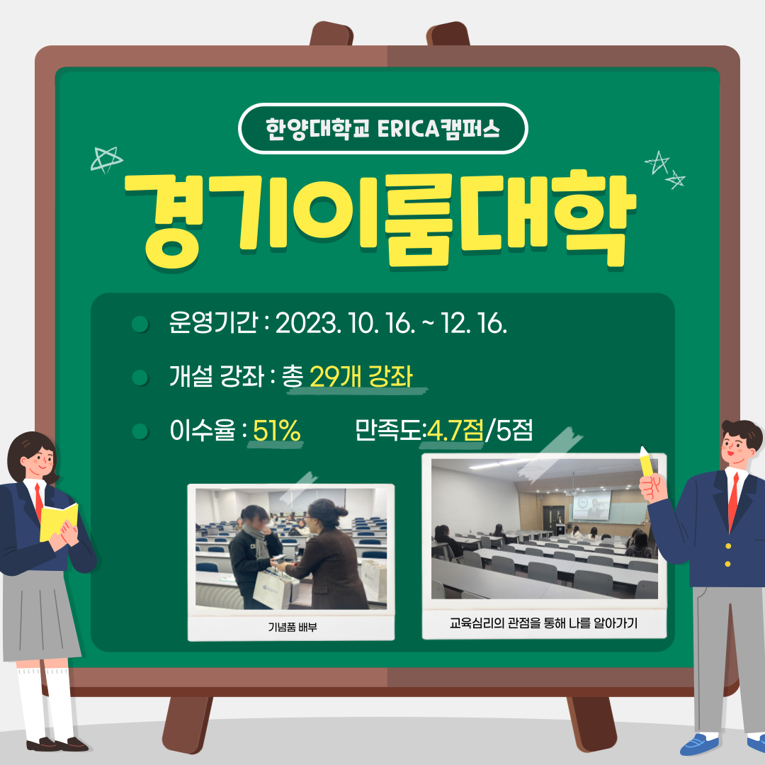 2023학년도 2학기 경기이룸대학 수강후기