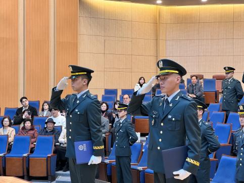 학군 #62 임관, #64 입단 축하행사